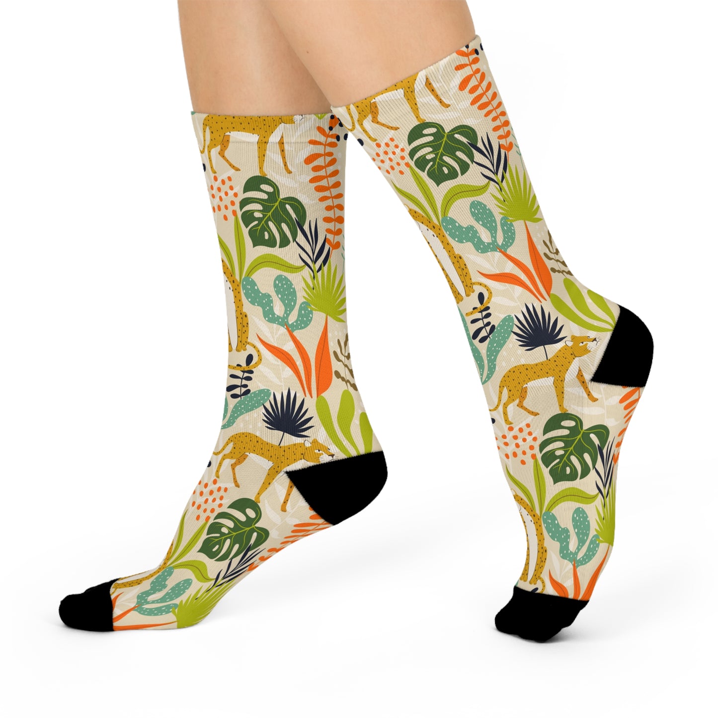 Nature- Cushioned Crew Socks